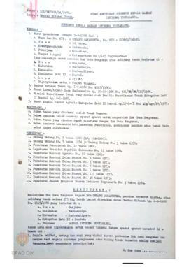Surat Keputusan Gubernur Kepala Daerah DIY No. 101/SK/HGB/DA/1987 tanggal 21 Pebruari 1987 tentan...