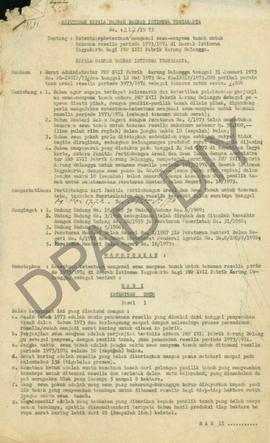 Surat Keputusan Kepala Daerah DIY No. 227/1973 tanggal 9 Juni 1973 tentang ketentuan-ketentuan me...