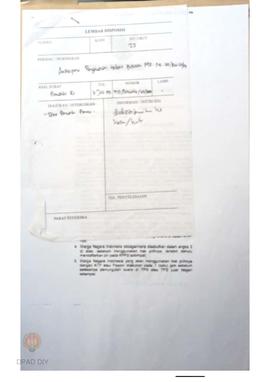 Surat dari Badan Pengawas Pemilihan Umum RI kepada Ketua Panwaslu Provinsi No. 519/Bawaslu/VII/20...