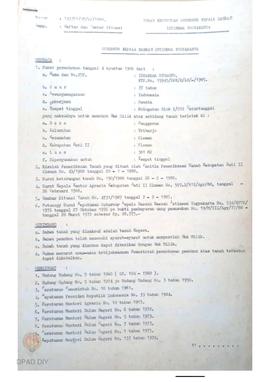 Surat Keputusan Gubernur KDH DIY No. 141/SK/HM/DA/1988 tanggal 9 Maret 1988 tentang Daftar dan Ga...