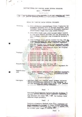 Berkas Surat Keputusan Kepala BP-7 Provinsi Daerah Istimewa Yogyakarta Nomor : 188.43/1936 tentan...