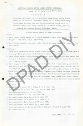 Surat Keputusan Gubernur Kepala Daerah Istimewa Yogyakarta                         Nomor : 153/Id...