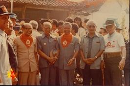 Foto bersama di rumah peristirahatan Jenderal Sudirman.