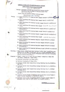 Surat Keputusan Kepala Daerah/Ketua PPD Tk II Kabupaten Kulon Progo No: 21/PPD II/1981 tentang Pe...