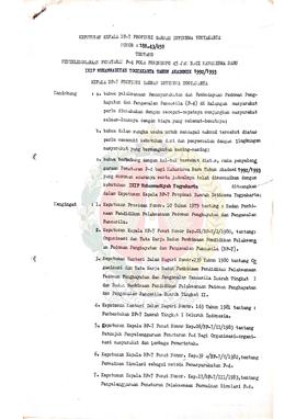 Keputusan Kepala BP-7 Provinsi Daerah Istimewa Yogyakarta Nomor : 188.43/658 tentang penyelenggar...