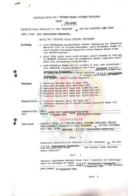 Keputusan Kepala BP-7 Provinsi Daerah Istimewa Yogyakarta Nomor : 188.43/601 tentang penyelenggar...