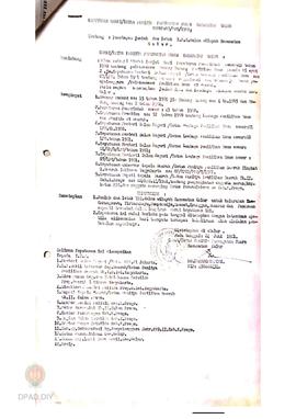 Keputusan Camat/Ketua PPS Kecamatan Galur No: 05/PPS/1981 tentang Penetapan jumlah dan kotak TPS ...