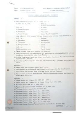 Surat Keputusan Gubernur KDH DIY No. 99/SK/HGB/DA/1987 tanggal 21 Pebruari 1987 tentang Gambar Si...