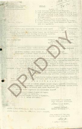 Surat Keputusan Menteri Dalam Negeri No 88 tahun 1968 tentang Nivellering Jabatan di lingkungan D...