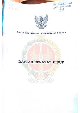 Daftar Riwayat Hidup Peserta Penataran P-4 tahun 1988 atas nama Drs. Sugiharsono dan kawan-kawan
