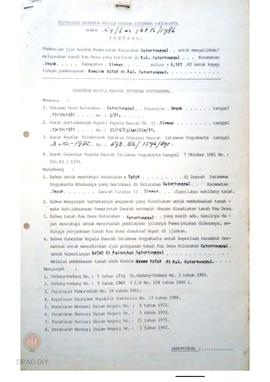Surat Keputusan Gubernur Kepala Daerah DIY No. 24/Idz/KPTS/1986 Tanggal 14 Januari 1986 tentang P...