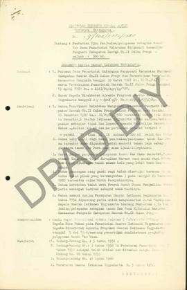 Surat Keputusan Gubernur DIY No. 9/Id2/KPTS/1982 tentang  pemberian ijin kepada Pemerintah Kalura...