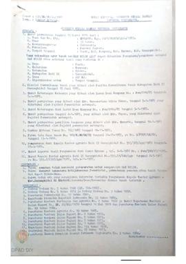 Surat Keputusan Gubernur KDH DIY No. 035/SK/HM/DA/1988 tanggal 13 Januari 1988 tentang Gambar Sit...