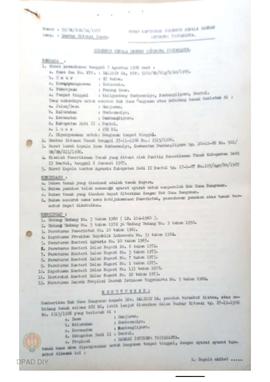 Surat Keputusan Gubernur KDH DIY No. 59/SK/HGB/DA/1987 tanggal 12 Pebruari 1987 tentang Gambar Si...