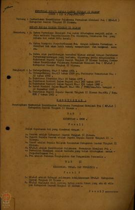 Surat Keputusan Bupati Kepala Daerah Tingkat II Sleman No:  153A/Kep.KDH/1983 tentang Pembentukan...