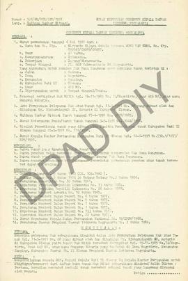 Surat Keputusan Gubernur Kepala  Daerah Istimewa Yogyakarta Nomor : 501/SK/HGB/BPN/1991 tanggal 2...