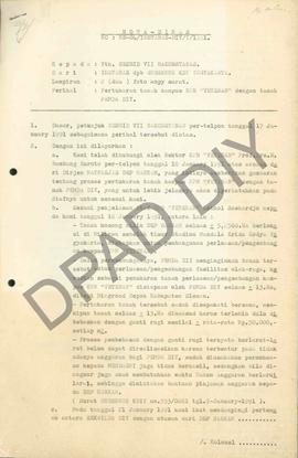 Nota Dinas Nomor : ND-04/IRSTANAS-DIY/I/1991 tanggal 28 Januari 1991 dari IRSTANAS kepada Gubernu...