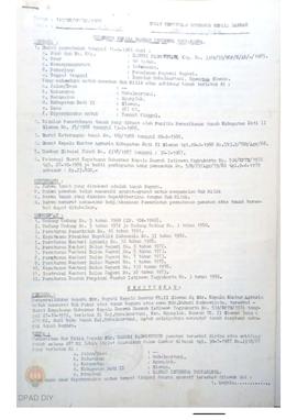Surat Keputusan Gubernur KDH DIY No. 149/SK/HM/DA/1988 tanggal 9 Maret 1988 tentang Daftar dan Ga...