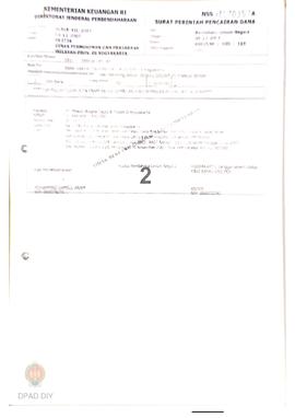 Kendali Kelengkapan Pengadaan Barang dan Jasa Rehab Rekons DIPA TA. 2007 dengan No.SPM 00318/XII/...