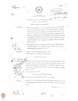 Keputusan Presiden No. 2/14 tahun 1975 tentang Pengangkatan Mayor Jenderal TNI Supardja Rustam se...