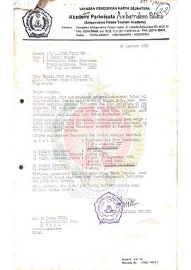 Berkas Surat Keputusan Kepala BP-7 Provinsi Daerah Istimewa Yogyakarta Nomor : 188.43/195 Tentang...