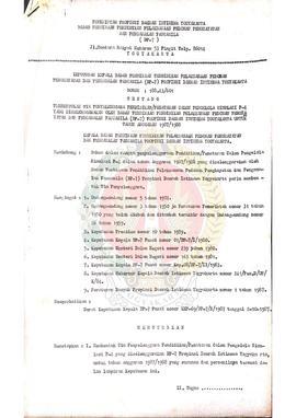 Keputusan Kepala BP-7 Provinsi Daerah Istimewa Yogyakarta Nomor : 188.43/839 tentang Pedoman dan ...