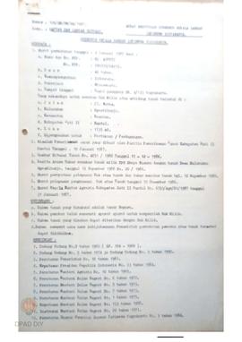 Surat Keputusan Gubernur KDH DIY No. 126/SK/HM/DA/1987 tanggal 25 Maret 1987 tentang Daftar dan G...
