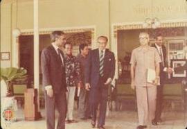 Wakil Gubernur DIY Sri Paduka Paku  Alam VIII menyambut tamu dari Srilangka di Gedung Wilis Kepat...