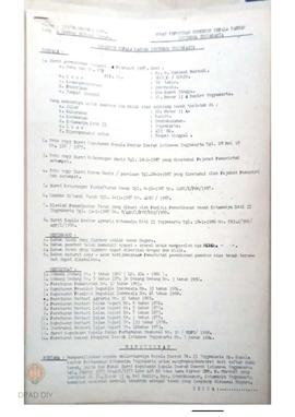 Surat Keputusan Gubernur KDH DIY No. 119/SK/HM/BPN/1989 tanggal 7 Pebruari 1989 tentang Gambar Si...