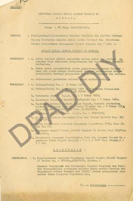 Keputusan Bupati Kepala Daerah Tingkat II Sleman, Nomor: 44/ Kep.KDH/III/1979 tentang peningkatan...