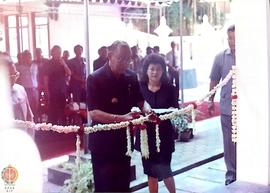 Pemotongan Pita bunga oleh Pejabat Gubernur DIY Sri Paduka Paku Alam VIII sebagai tanda selesainy...