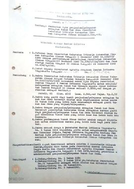 Surat Keputusan Gubernur Kepala Daerah DIY No. 9/Idz/KPTS/1981 tanggal 8 Agustus 1981 tentang izi...