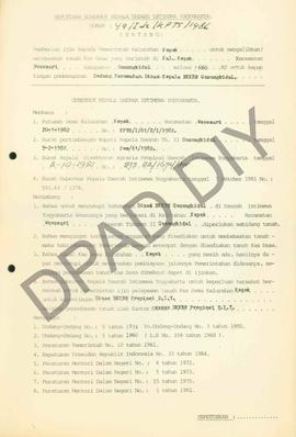 Surat Keputusan Gubernur DIY No. 49/Id2/KPTS/1986 tentang pemberian ijin kepada Pemerintah Kalura...