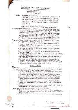 Keputusan Camat/Ketua Panitia Pemungutan Suara Kecamatan Nanggulan No: 7/PPS/1981 tentang Pemberh...