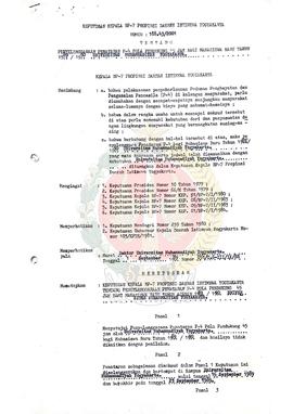 Berkas Surat Keputusan Kepala BP-7 Provinsi Daerah Istimewa Yogyakarta Nomor : 188.43/2001 tentan...