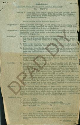 Surat Keputusan Kepala Daerah DIY No: 192/K/63 tentang  Penukaran tanah bekas Karajan Kapanewon K...