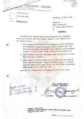 Berkas Surat Keputusan Kepala BP-7 Provinsi Daerah Istimewa Yogyakarta Nomor : 188.43/1746 tentan...
