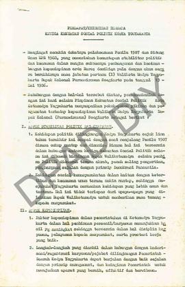 Surat dari Ketua DPC PPP Kodya Yogyakarta, Ketua DPD Golkar Kodya Yogyakarta dan Ketua DPC PDI Ko...