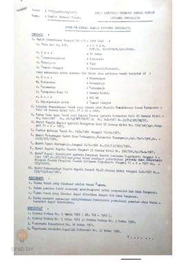 Surat Keputusan Gubernur KDH DIY No. 344/SK/HGB/DA/1987 tanggal 4 Juli 1987 tentang Gambar Situas...