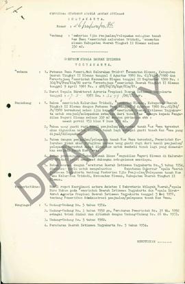 Surat Keputusan Gubernur Kepala DIY No.26/Id2/KPTS/1982 tentang pemberian ijin penjualan/pelepasa...