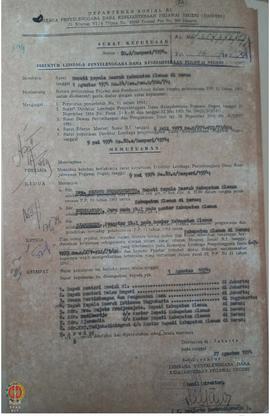 Surat keputusan Lembaga Penyelenggara Dana Kesejahteraan Pegawai    No. 80.d/Dasperi/1974 tentang...