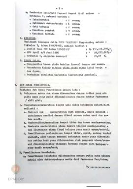 Laporan Tribulan I Panti Sosial  tresna werdha “Abiyoso”  Yogyakarta tahun 1996/1997