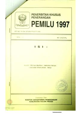 Surat kepada Kepala Kantor  Sospol  Kabupaten Kulon Progo di Wates No. 03/ C.1/ VI/ 1996 mengenai...