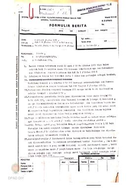 Surat kawat Mendagri/Ketua LPU No : 103/15/RDG/VIII/1982