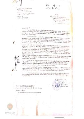 Surat No. 325/LC.2/XII/1981 tentang Pedoman pengembalian STNK maupun SIM bagi kendaraan AB1544AX ...