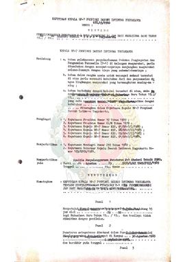 Berkas Surat Keputusan Kepala BP-7 Provinsi Daerah Istimewa Yogyakarta Nomor : 188.43/194 Tentang...