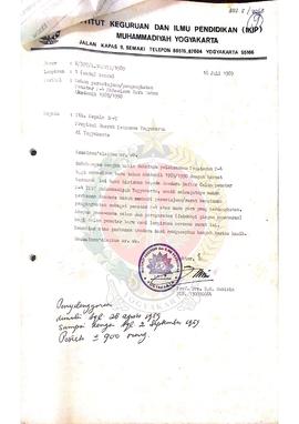 Berkas Surat Keputusan Kepala BP-7 Provinsi Daerah Istimewa Yogyakarta Nomor : 188.43/1910 tentan...
