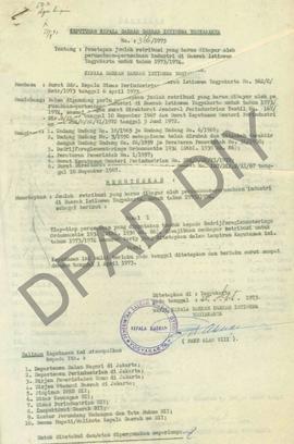 Surat Keputusan Kepala Daerah DIY No. 366/1073 tanggal 25 September 1973 tentang penetapan jumlah...