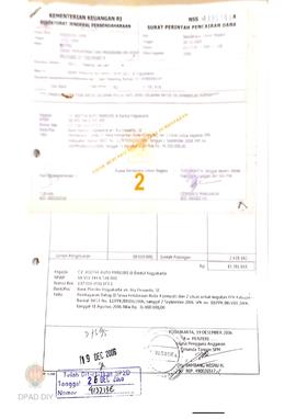 Surat Perintah Pencairan Dana kepada CV. Aditya Auto Mandiri untuk Pembayaran Tahap II Sewa Kenda...