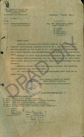 Surat Penetapan Kepala Daerah DIY  Nomor: 62/ NR/ 1960, tentang Penyempurnaan Susunan Panitia Pen...